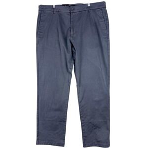 Banana Republic Chino Pants Mens 38x30 Gray Stretch Casual Tapered Office NEW‎